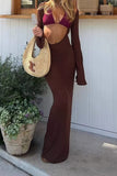 Cutout Casual Maxi Dress