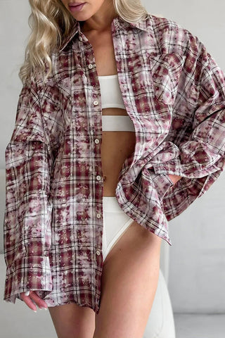 Button-Down Plaid Shirt