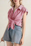 Gingham Button-Down Shirt