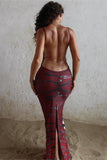 Bold Patterned Maxi Dress