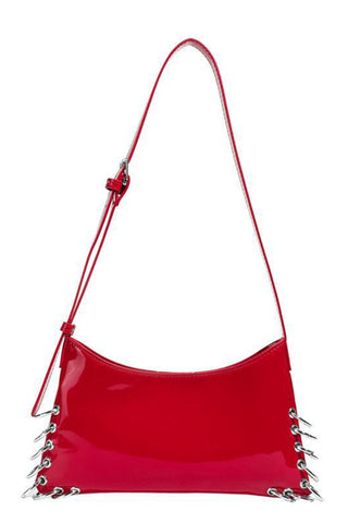 Sleek Eyelet Shoulder Bag