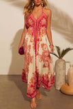 Boho Halter Flow Maxi Dress