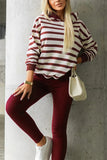Striped Hoodie and Pants Set