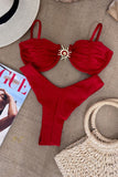 Sun Emblem Two-Piece Swim Set