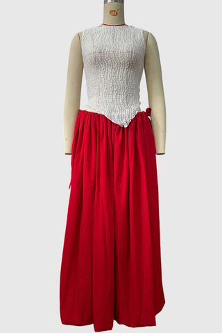 Elegant Maxi Skirt Ensemble