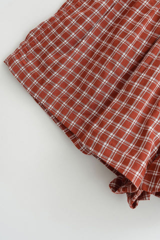 Checkered Casual Shorts