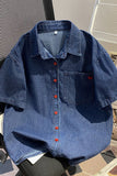 Casual Button-Up Short Set