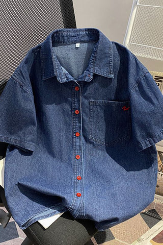Casual Button-Up Short Set
