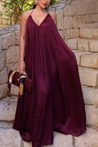 Strappy Backless Maxi Dress