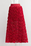 Elegant Textured Maxi Skirt