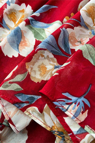 Floral Tiered Casual Dress