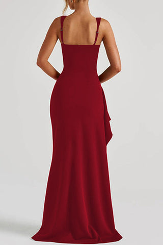 Elegant Maxi Dress with Side Slit