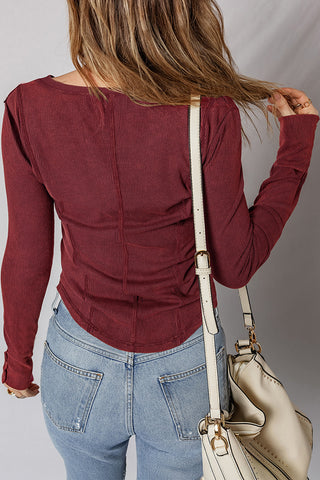 Casual Long-Sleeve Top