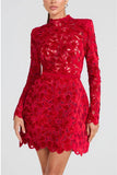 Elegant Lace Evening Dress
