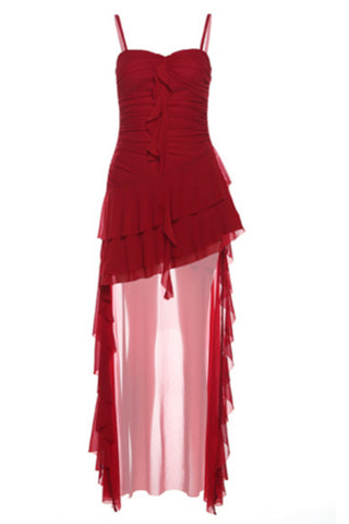 Layered Evening Maxi Dress