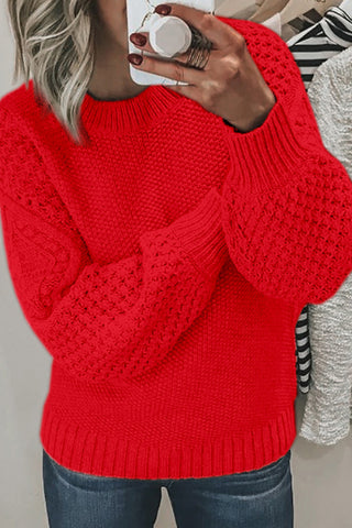 Textured Knit Sweater