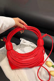 Sleek Stacked Handle Handbag