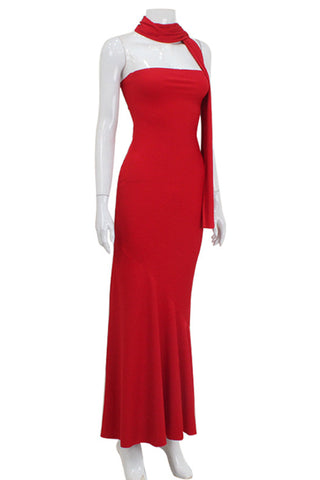 Elegant Strapless Evening Dress