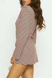 Striped Long Sleeve Casual Dress