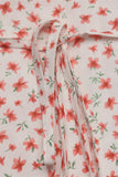 V-Neck Floral Casual Dress