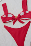 Elegant Bikini Set with Bold Accents