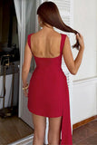 Elegant Draped Evening Dress