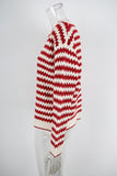 Chevron Pattern Knit Sweater