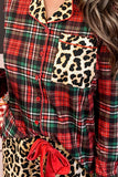 Patterned Button-Up Short Set