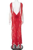 Elegant Lace Maxi Dress
