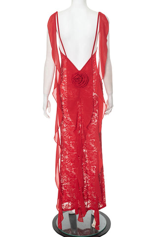 Elegant Lace Maxi Dress