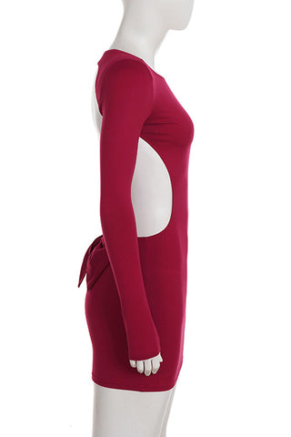 Elegant Long-Sleeve Bodycon Dress