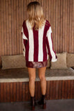 Turtleneck Striped Sweater