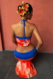Halter Maxi Skirt Set