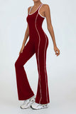 Flared Activewear Jumpsuit