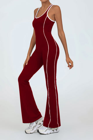 Flared Activewear Jumpsuit