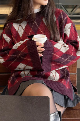 Classic Argyle Sweater