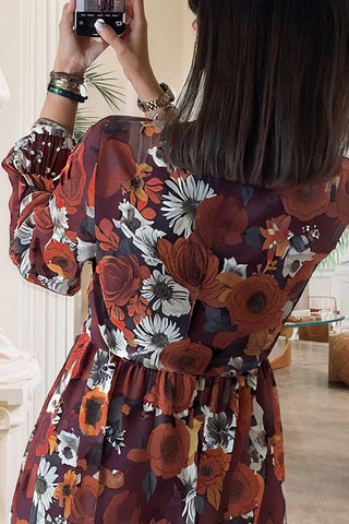 Floral Print Casual Dress