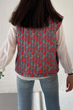 Floral Quilted Vest