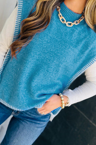 Stylish Knit Sweater Vest