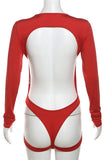 Chic Cut-Out Bodysuit