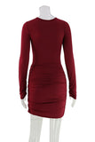 Cutout Ruched Evening Dress