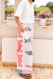 Statement Wide-Leg Casual Pants
