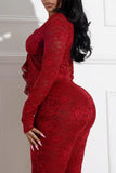 Tie-Front Lace Pants Set