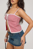 Adjustable Tie-Front Tank Top