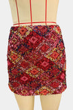 Sequin Mini Skirt