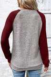 Raglan Sleeve Casual Top