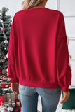 Bow-Accent Long-Sleeve Sweatshirt