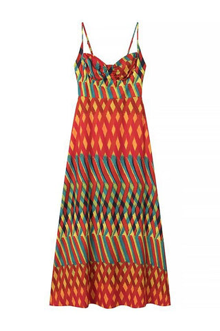 Geometric Pattern Casual Dress