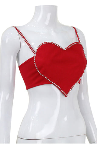 Heart-Detail Camisole Top