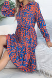 Long Sleeve Dress with Bold Printed Style